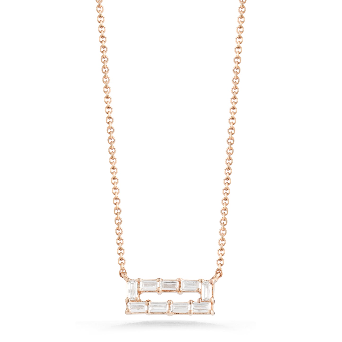 DRD Sadie Pearl Rectangle Necklace