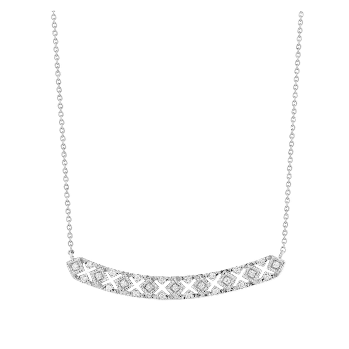 DRD Diamond Bar Necklace