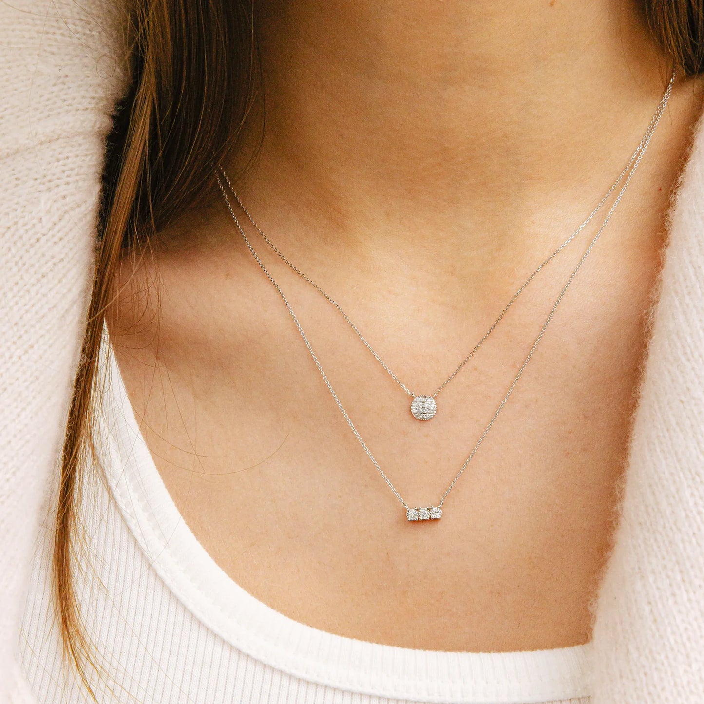 Lauren Joy Mini Disc Necklace