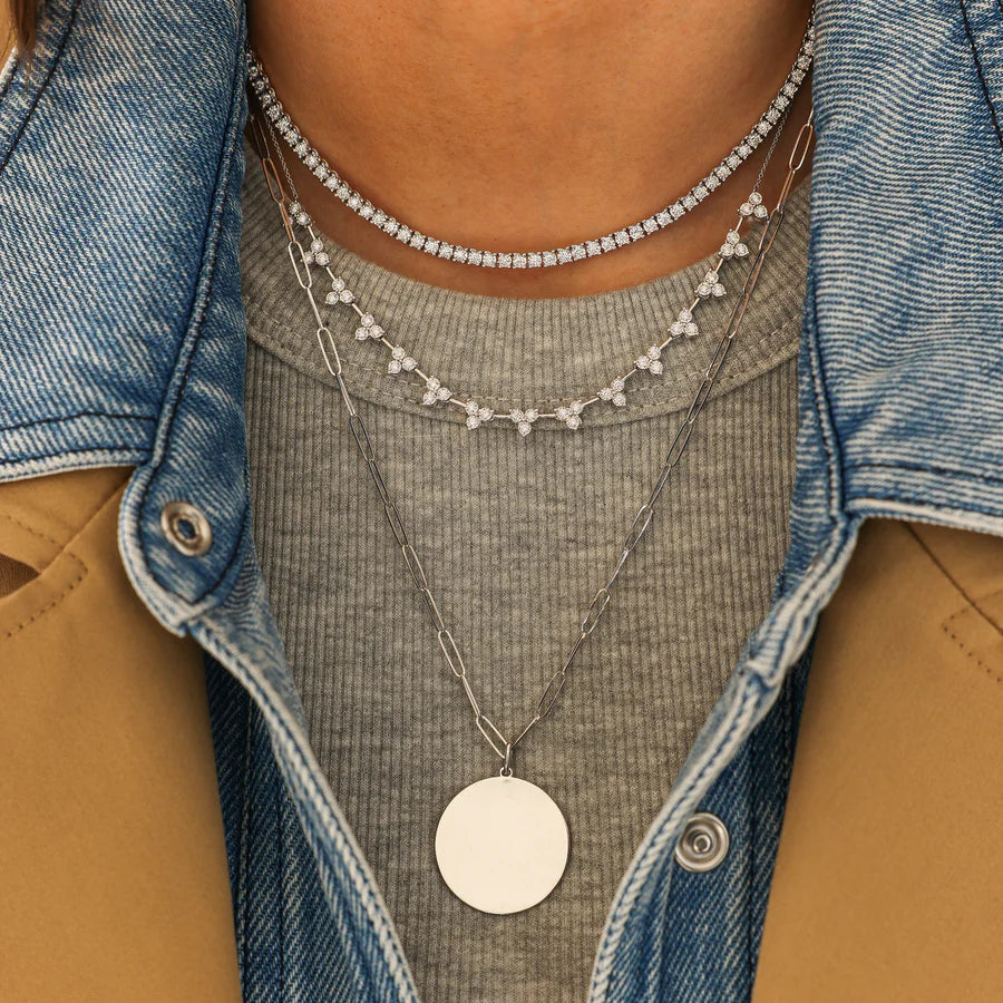 Ava Bea Tennis Necklace