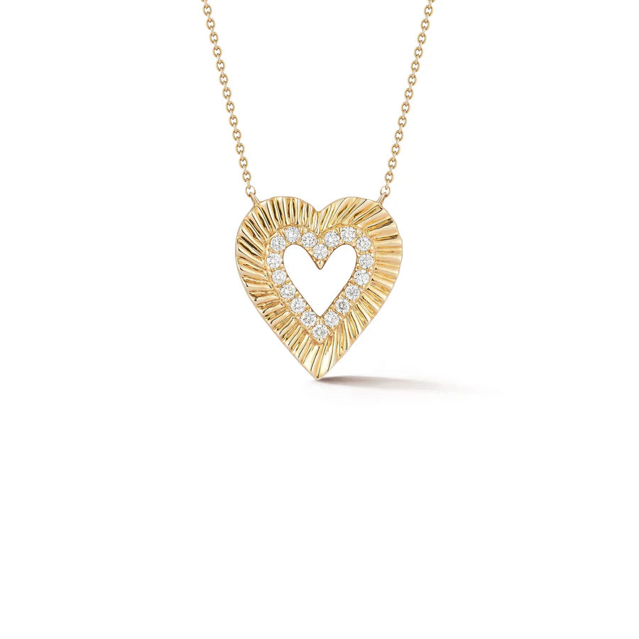 DRD Zoe Louise Spiral Heart Necklace