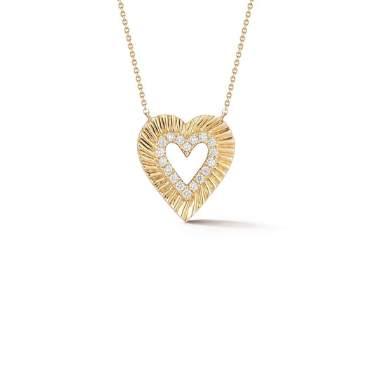 DRD Zoe Louise Spiral Heart Necklace