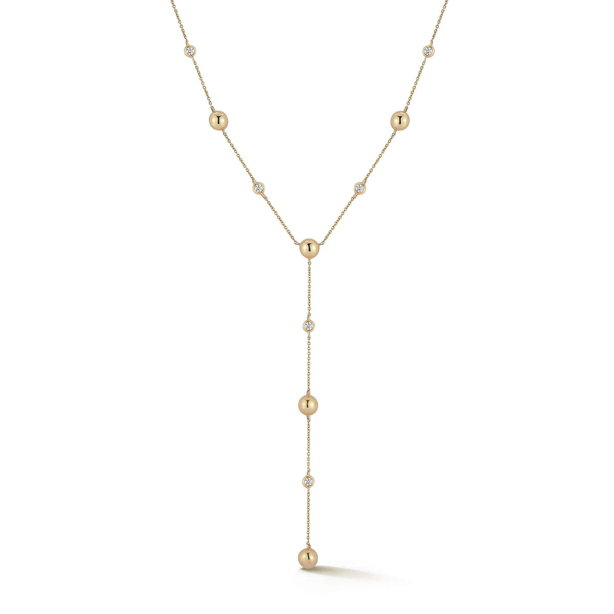 Poppy Rae Pebble Lariat Necklace