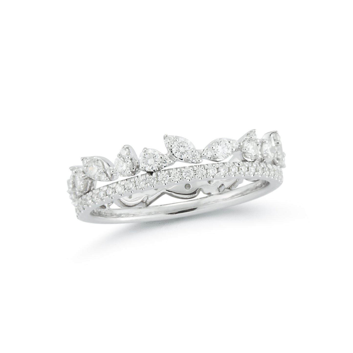 DRD Sadie Pearl Double Eternity Band