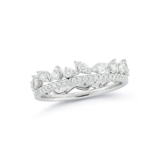 DRD Sadie Pearl Double Eternity Band
