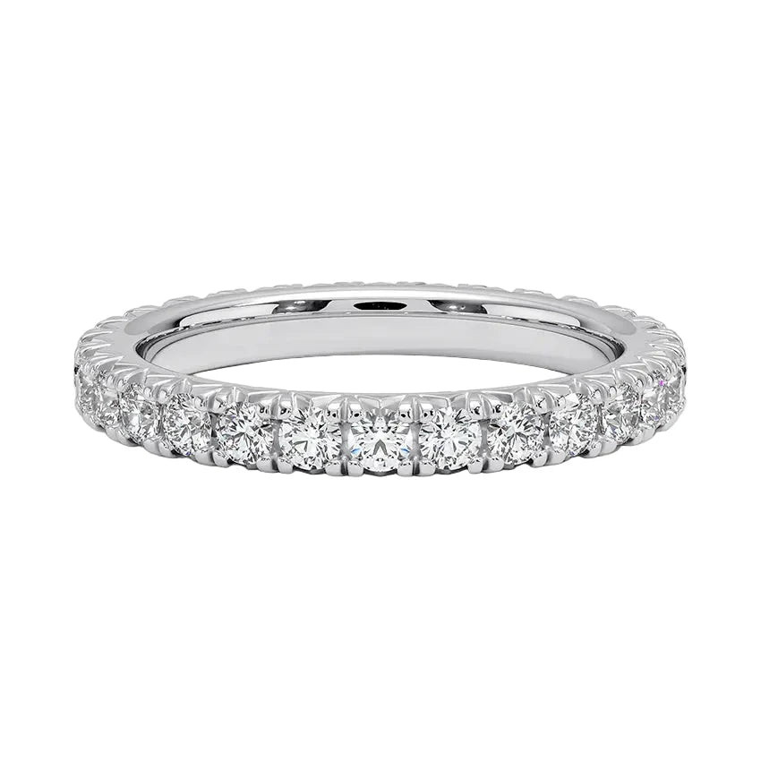 DRD White Gold Diamond Eternity Band