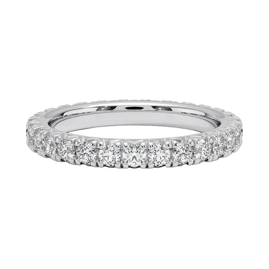 DRD White Gold Diamond Eternity Band