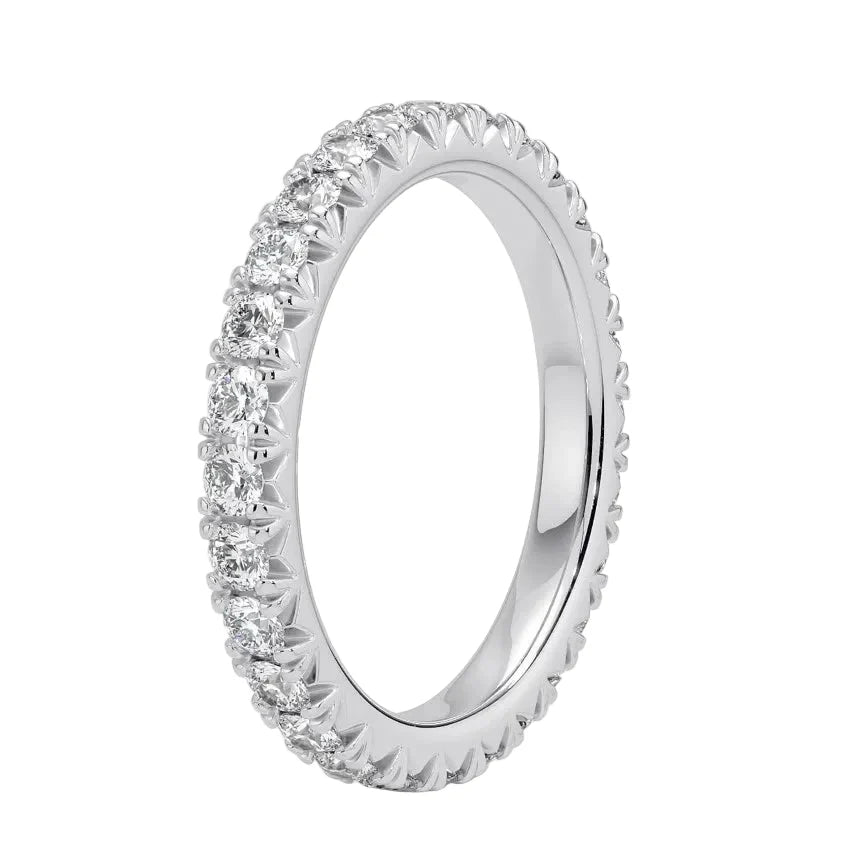 DRD White Gold Diamond Eternity Band