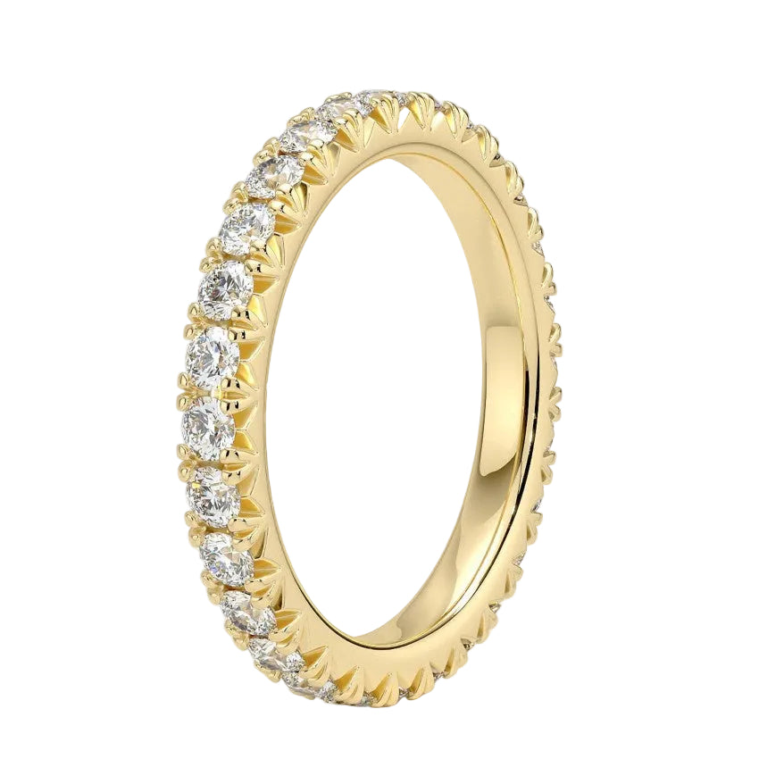 DRD Yellow Diamond Eternity Band