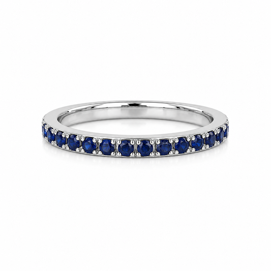 DRD Blue Sapphire Eternity Band