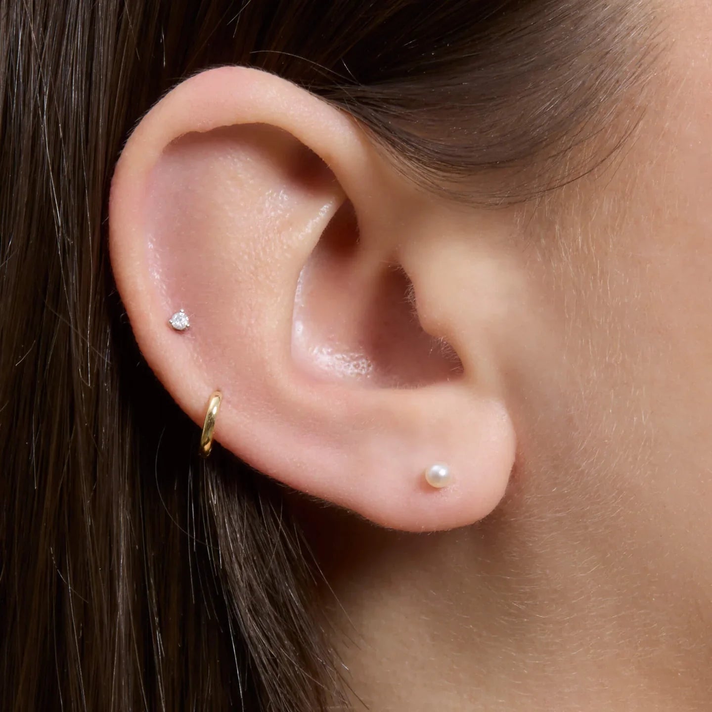 Small Pearl Stud Earrings