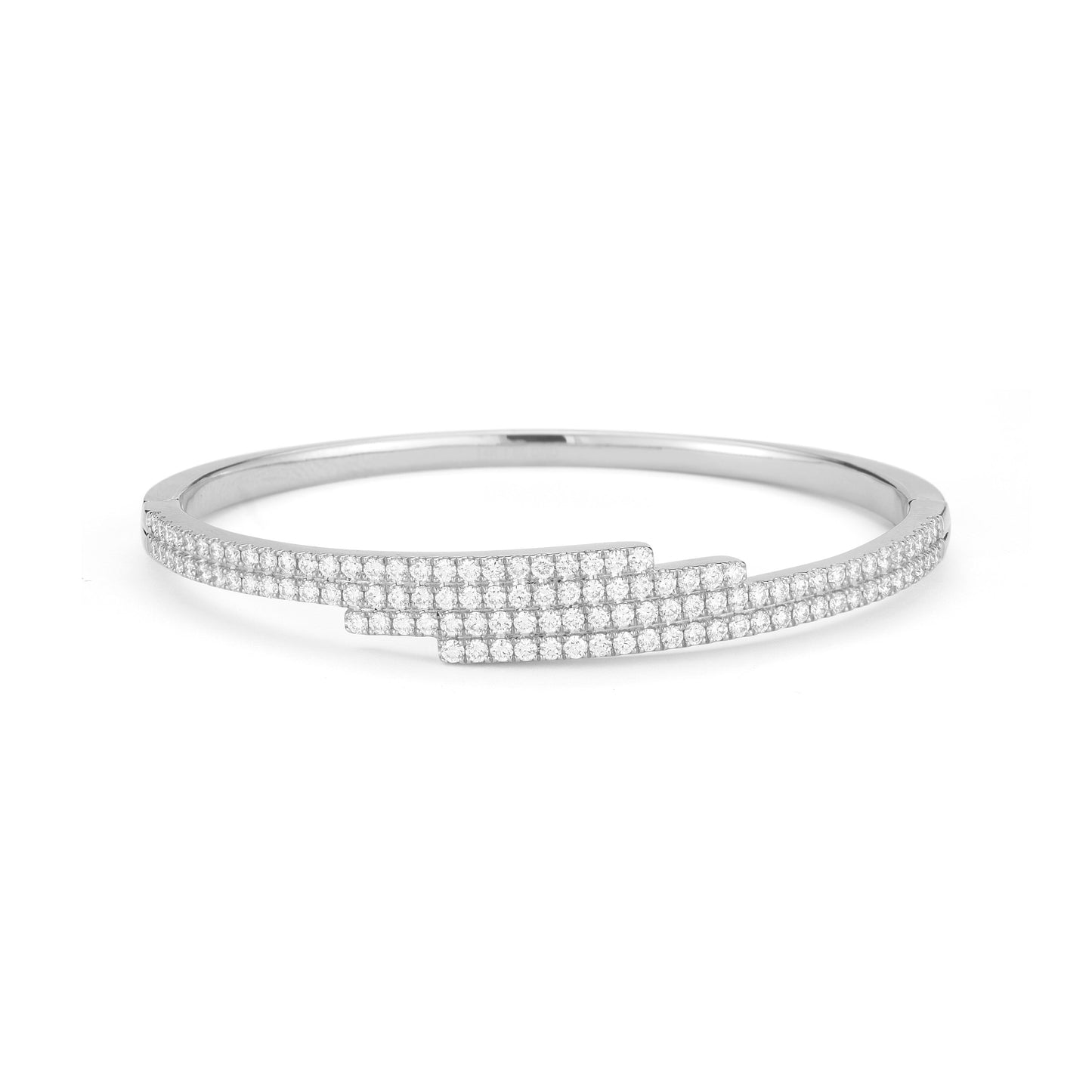 DRD Triple Row Diamond Cuff