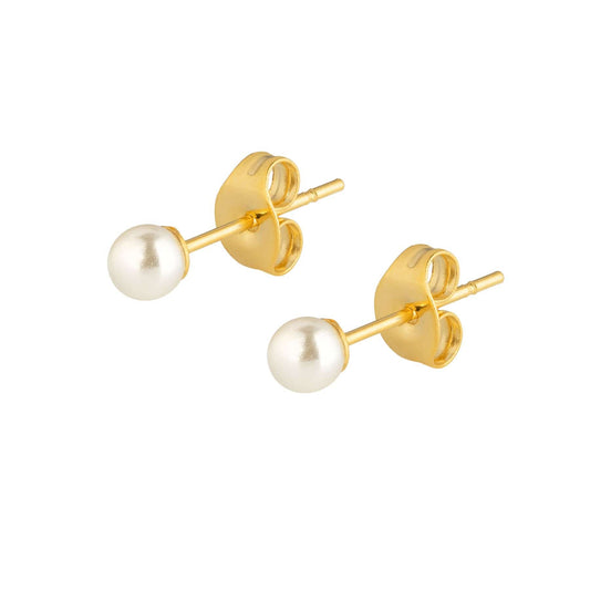 Small Pearl Stud Earrings