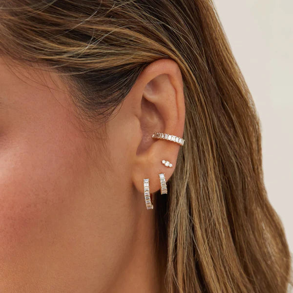 EF-Collection Diamond Mia Stud Earrings