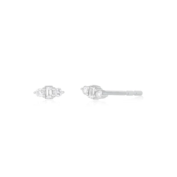 EF-Collection Diamond Mia Stud Earrings
