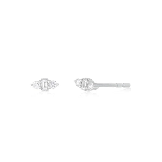 EF-Collection Diamond Mia Stud Earrings