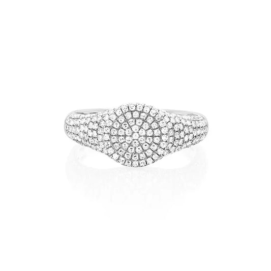 EF-Collection Diamond Signet Ring