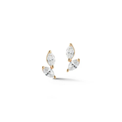 DRD Alexa Jordyn Double Marquise Studs