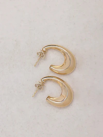 EF-Collection Knife Edge Hoop Earrings