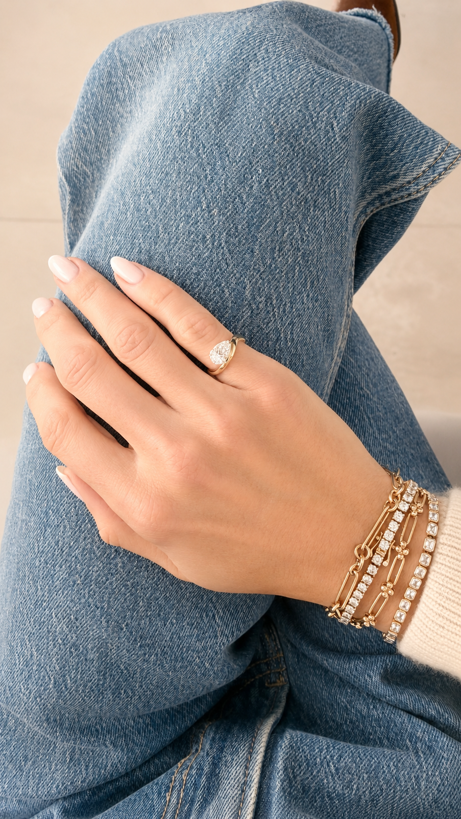 Wave Signet Ring